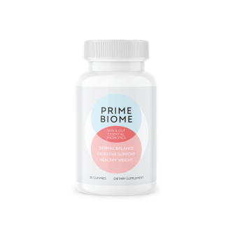Prime Biome probiotic supplement for women's digestive health and gut microbiome balance
